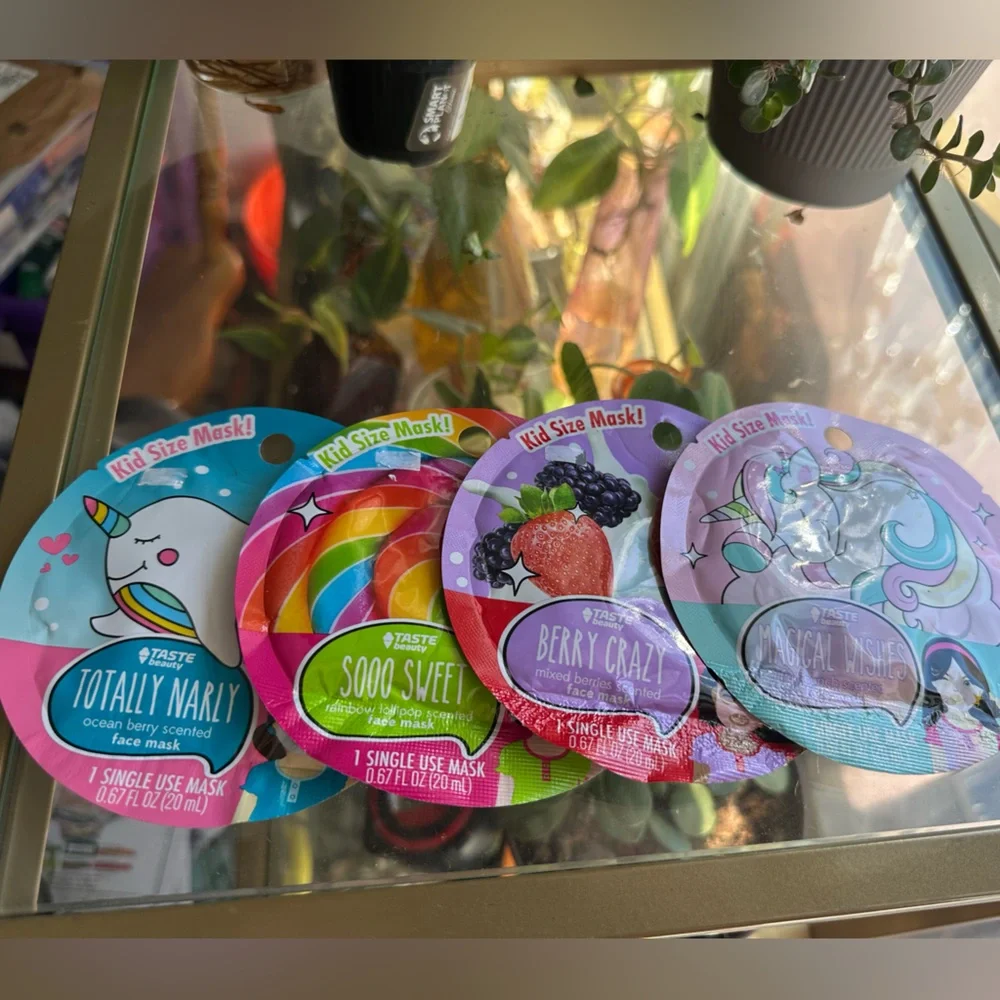 Set of Four Kids Face Masks